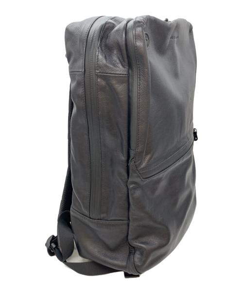 BROSKI&SUPPLY（ブロスキーアンドサプライ）BROSKI&SUPPLY (ブロスキーアンドサプライ) レザーリュック ブラックの古着・服飾アイテム