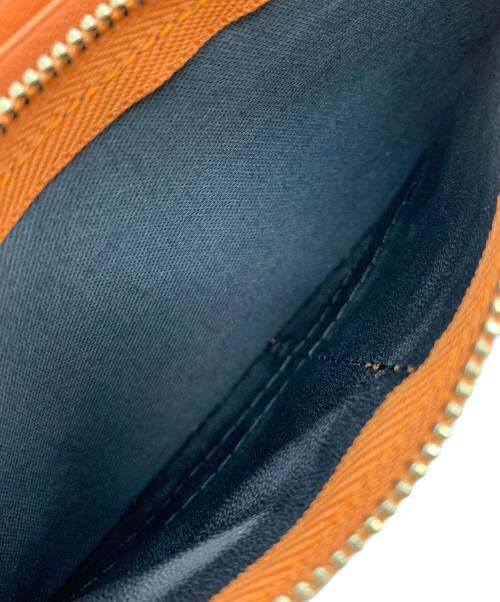 ANGIE THE CAT（アンジーザキャット）ANGIE the cat (アンジーザキャット) 長財布 オレンジの古着・服飾アイテム