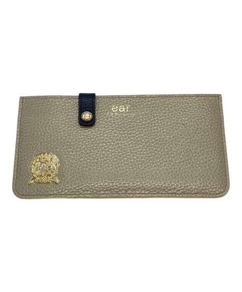 A.D.M.J.（エーディーエムジェイ）A.D.M.J. (エーディーエムジェイ) 長財布 グレー×ブラックの古着・服飾アイテム