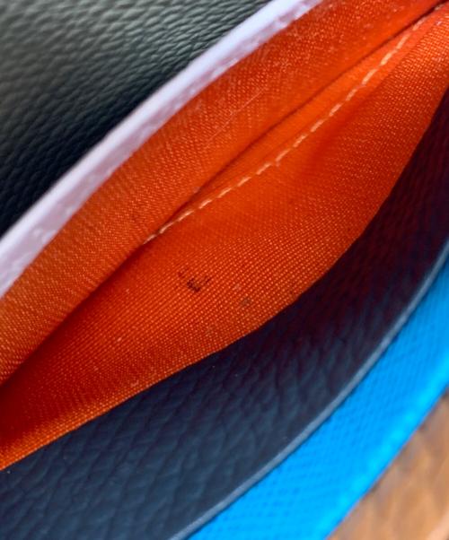 A.D.M.J.（エーディーエムジェイ）A.D.M.J. (エーディーエムジェイ) 長財布 グレー×ブラックの古着・服飾アイテム