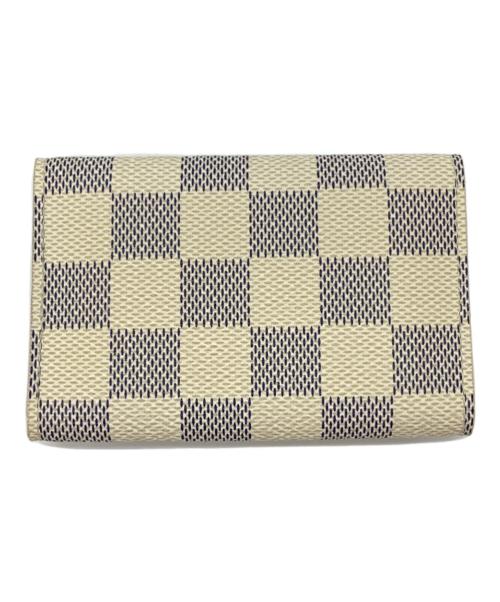 LOUIS VUITTON（ルイ ヴィトン）LOUIS VUITTON (ルイ ヴィトン) ダミエ・アズール ミュルティクレ6 アイボリーの古着・服飾アイテム