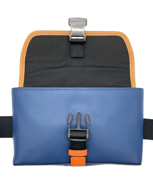 COACH（コーチ）COACH (コーチ) ショルダーバッグ ブルー×ブラウンの古着・服飾アイテム