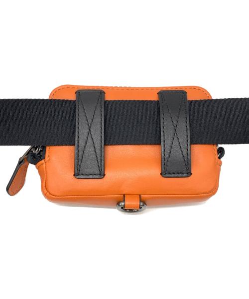 COACH（コーチ）COACH (コーチ) ショルダーバッグ ブルー×ブラウンの古着・服飾アイテム