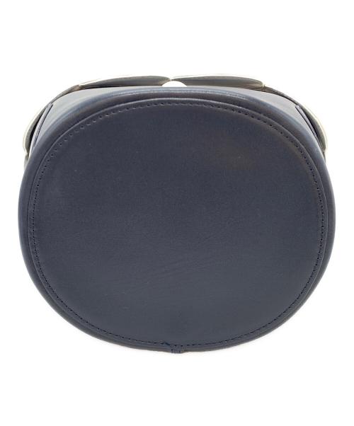 KITAMURA（キタムラ）KITAMURA (キタムラ) ハンドバッグ ネイビー×ホワイトの古着・服飾アイテム