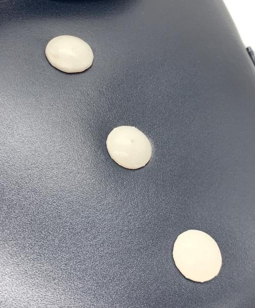 KITAMURA（キタムラ）KITAMURA (キタムラ) ハンドバッグ ネイビー×ホワイトの古着・服飾アイテム