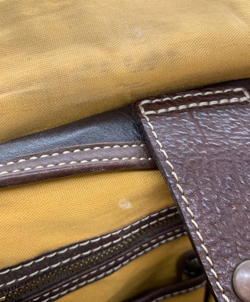 土屋鞄（ツチヤカバン）土屋鞄 (ツチヤカバン) タウンコンビリュック キャメル×ブラウンの古着・服飾アイテム