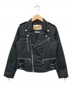 Schottショット）の古着「ダブルライダースジャケット」｜ブラック