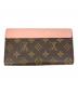 LOUIS VUITTON (ルイ ヴィトン) モノグラム ポルトフォイユ・パラス ライトピンク：30000円