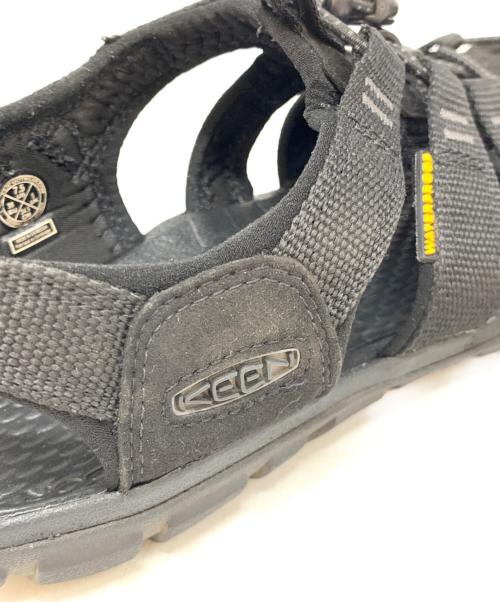 KEEN（キーン）KEEN (キーン) ウェッジソールサンダル ブラック サイズ:24.5cmの古着・服飾アイテム