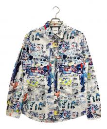 Desigual（デシグアル）の古着「柄シャツ CRISPIN」｜ホワイト