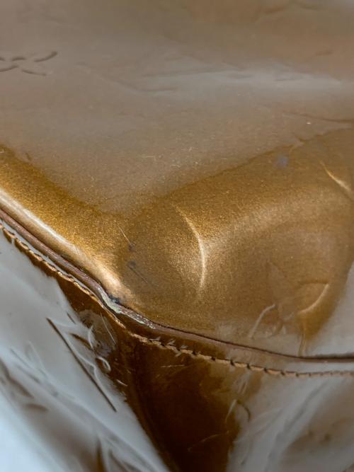 LOUIS VUITTON（ルイ ヴィトン）LOUIS VUITTON (ルイ ヴィトン) モノグラム ヴェルニ リードMM トートバッグ ブロンズの古着・服飾アイテム