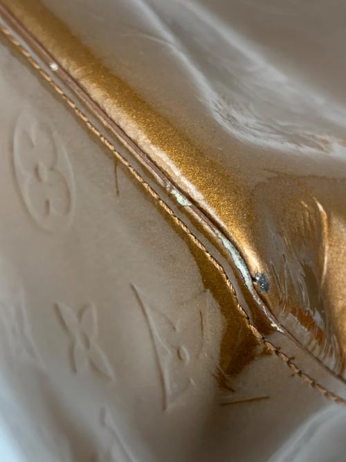 LOUIS VUITTON（ルイ ヴィトン）LOUIS VUITTON (ルイ ヴィトン) モノグラム ヴェルニ リードMM トートバッグ ブロンズの古着・服飾アイテム