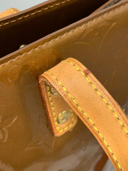 LOUIS VUITTON（ルイ ヴィトン）LOUIS VUITTON (ルイ ヴィトン) モノグラム ヴェルニ リードMM トートバッグ ブロンズの古着・服飾アイテム