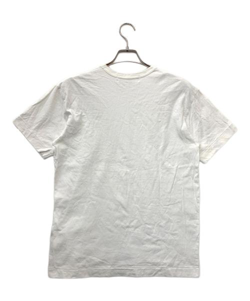 PLAY COMME des GARCONS（プレイコムデギャルソン）PLAY COMME des GARCONS (プレイコムデギャルソン) ハートワッペンTシャツ ホワイト サイズ:Lの古着・服飾アイテム
