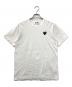 PLAY COMME des GARCONS（プレイコムデギャルソン）の古着「ハートワッペンTシャツ」｜ホワイト