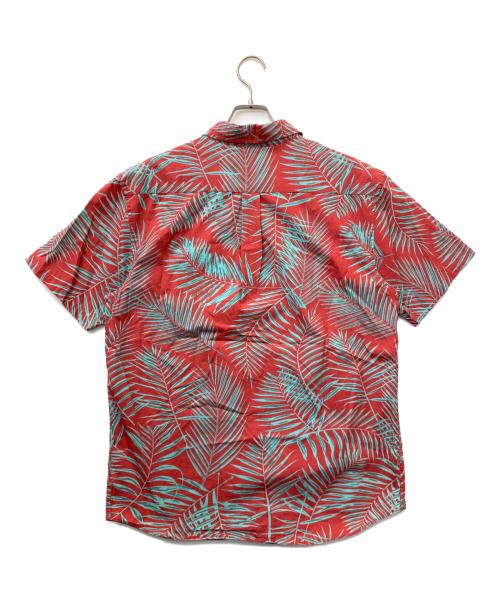 stussy（ステューシー）stussy (ステューシー) コットンアロハシャツ レッド×ブルー サイズ:Lの古着・服飾アイテム