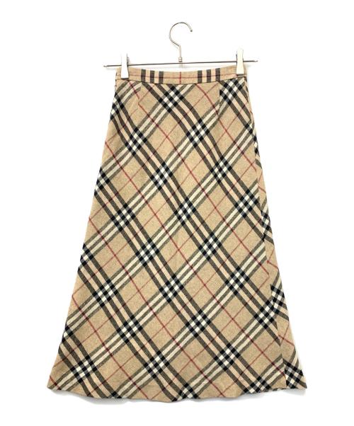 BURBERRY LONDON（バーバリーロンドン）BURBERRY LONDON (バーバリーロンドン) ミディスカート ベージュ サイズ:5AP(34)の古着・服飾アイテム