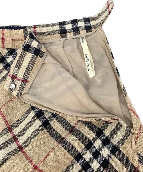 BURBERRY LONDON（バーバリーロンドン）BURBERRY LONDON (バーバリーロンドン) ミディスカート ベージュ サイズ:5AP(34)の古着・服飾アイテム