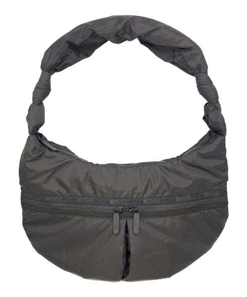 LeSportsac（レスポートサック）LeSportsac (レスポートサック) JOURNAL STANDARD (ジャーナルスタンダード) Ex sheen zip hobo セミショルダーバッグ ブラックの古着・服飾アイテム