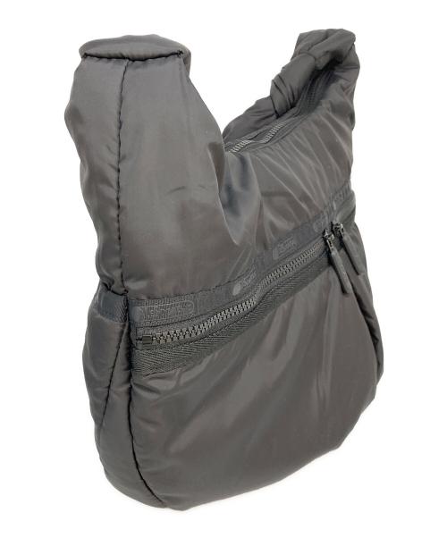 LeSportsac（レスポートサック）LeSportsac (レスポートサック) JOURNAL STANDARD (ジャーナルスタンダード) Ex sheen zip hobo セミショルダーバッグ ブラックの古着・服飾アイテム