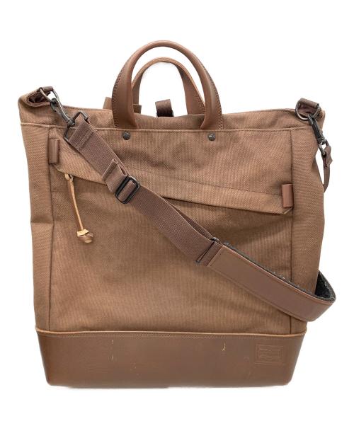 PORTER（ポーター）PORTER (ポーター) LOCAL 2WAY ショルダーバッグ ブラウンの古着・服飾アイテム