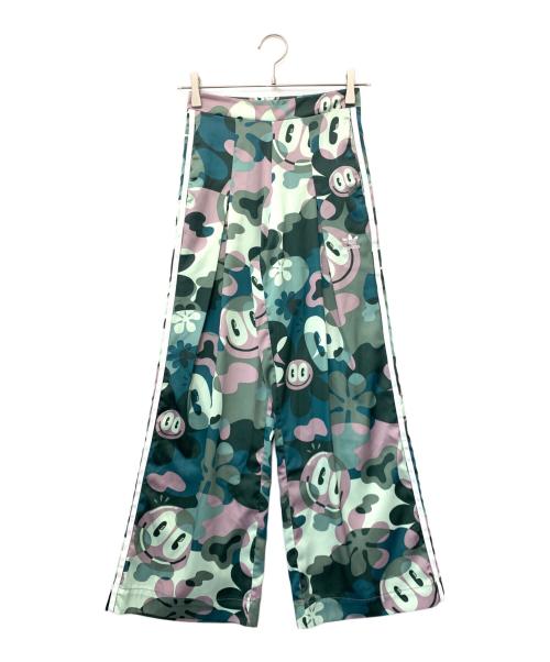 adidas（アディダス）adidas (アディダス) Hattie Stewart (ハティ・スチュワート) Loose-Fit Printing Pants グリーン サイズ:Sの古着・服飾アイテム