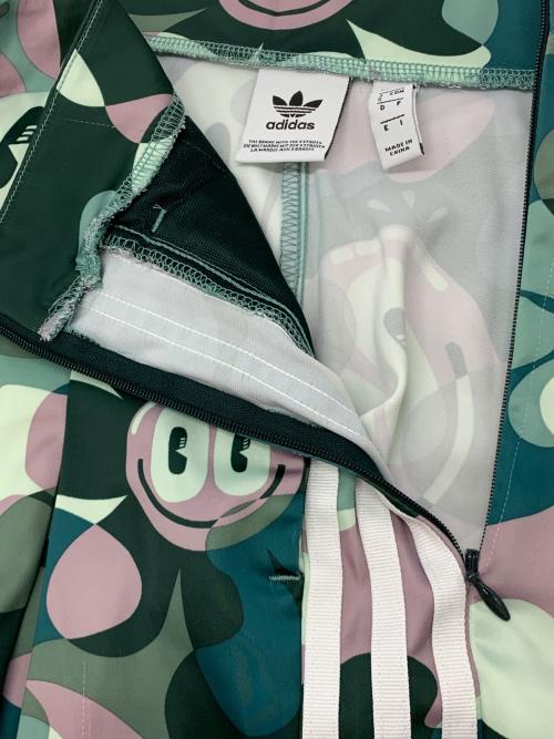 adidas（アディダス）adidas (アディダス) Hattie Stewart (ハティ・スチュワート) Loose-Fit Printing Pants グリーン サイズ:Sの古着・服飾アイテム