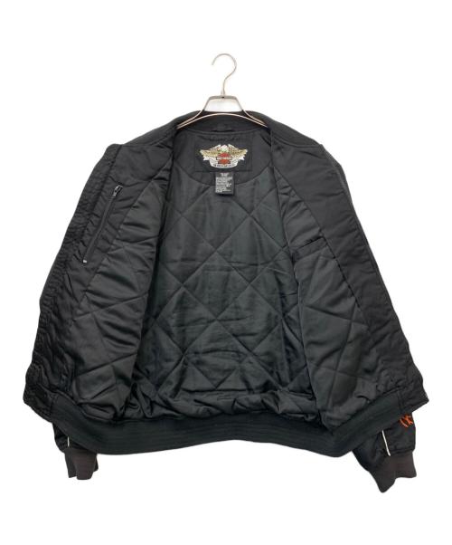 HARLEY-DAVIDSON（ハーレーダビッドソン）HARLEY-DAVIDSON (ハーレーダビッドソン) レーシングボンバージャケット ブラック サイズ:Mの古着・服飾アイテム