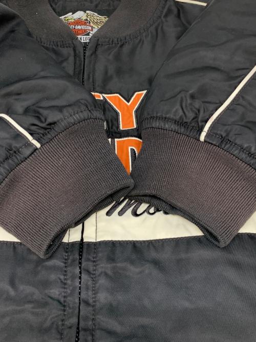 HARLEY-DAVIDSON（ハーレーダビッドソン）HARLEY-DAVIDSON (ハーレーダビッドソン) レーシングボンバージャケット ブラック サイズ:Mの古着・服飾アイテム