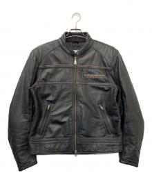 HARLEY-DAVIDSON（ハーレーダビッドソン）の古着「ライダースジャケット」｜ブラック