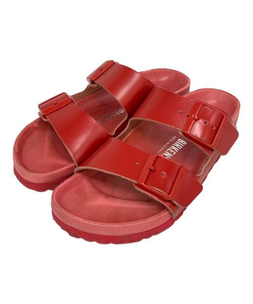 BIRKENSTOCK（ビルケンシュトック）BIRKENSTOCK (ビルケンシュトック) VALENTINO GARAVANI (ヴァレンティノ・ガラヴァーニ) アリゾナ サンダル レッド サイズ:37/240の古着・服飾アイテム