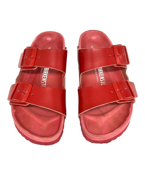 BIRKENSTOCK（ビルケンシュトック）BIRKENSTOCK (ビルケンシュトック) VALENTINO GARAVANI (ヴァレンティノ・ガラヴァーニ) アリゾナ サンダル レッド サイズ:37/240の古着・服飾アイテム