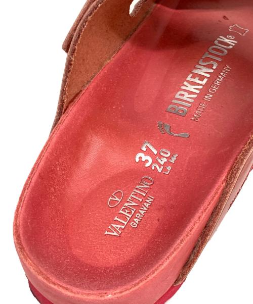 BIRKENSTOCK（ビルケンシュトック）BIRKENSTOCK (ビルケンシュトック) VALENTINO GARAVANI (ヴァレンティノ・ガラヴァーニ) アリゾナ サンダル レッド サイズ:37/240の古着・服飾アイテム