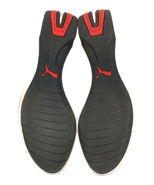 PUMA（プーマ）PUMA (プーマ) ドライビングシューズ ホワイト×レッド サイズ:27cmの古着・服飾アイテム