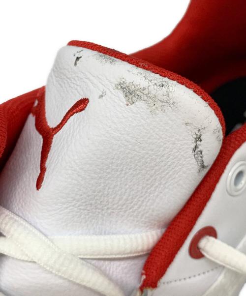 PUMA（プーマ）PUMA (プーマ) ドライビングシューズ ホワイト×レッド サイズ:27cmの古着・服飾アイテム