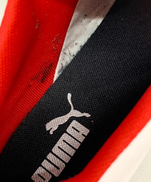 PUMA（プーマ）PUMA (プーマ) ドライビングシューズ ホワイト×レッド サイズ:27cmの古着・服飾アイテム