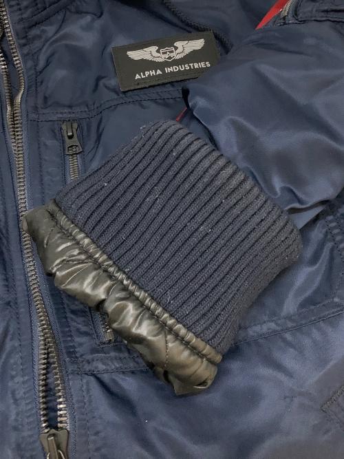 ALPHA（アルファ）ALPHA (アルファ) フライトジャケット ネイビー サイズ:3Lの古着・服飾アイテム