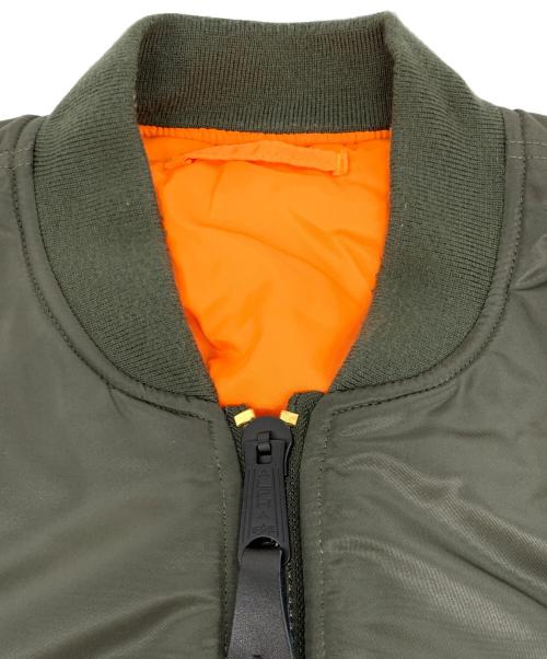 ALPHA（アルファ）ALPHA (アルファ) リバーシブルジャケット カーキ サイズ:Lの古着・服飾アイテム