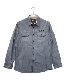 WEST COAST CHOPPERS（ウエストコーストチョッパーズ）の古着「長袖シャツ」｜グレー