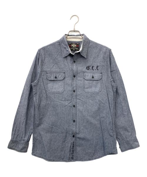 WEST COAST CHOPPERS（ウエストコーストチョッパーズ）WEST COAST CHOPPERS (ウエストコーストチョッパーズ) 長袖シャツ グレー サイズ:Lの古着・服飾アイテム