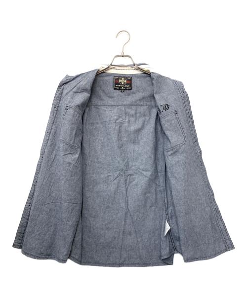 WEST COAST CHOPPERS（ウエストコーストチョッパーズ）WEST COAST CHOPPERS (ウエストコーストチョッパーズ) 長袖シャツ グレー サイズ:Lの古着・服飾アイテム