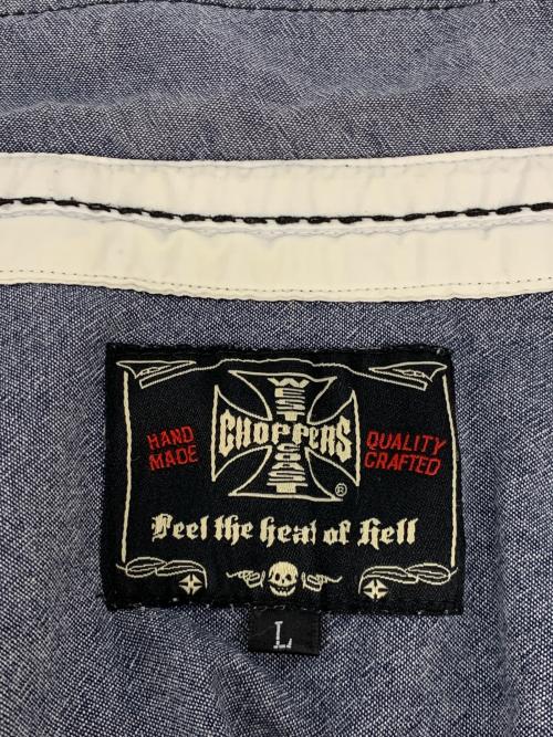 WEST COAST CHOPPERS（ウエストコーストチョッパーズ）WEST COAST CHOPPERS (ウエストコーストチョッパーズ) 長袖シャツ グレー サイズ:Lの古着・服飾アイテム