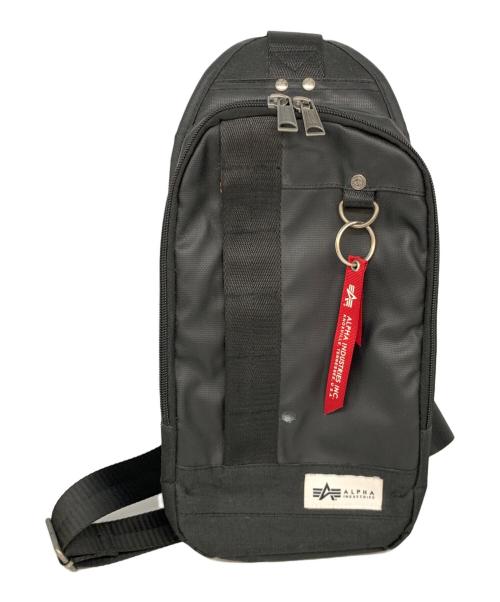 ALPHA（アルファ）ALPHA (アルファ) ワンショルダーバッグ ブラックの古着・服飾アイテム