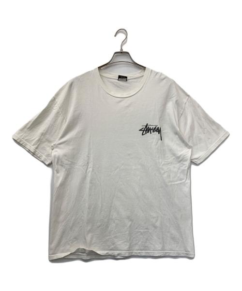 stussy（ステューシー）stussy (ステューシー) 半袖カットソー ホワイト サイズ:XLの古着・服飾アイテム