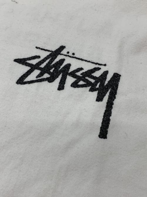 stussy（ステューシー）stussy (ステューシー) 半袖カットソー ホワイト サイズ:XLの古着・服飾アイテム