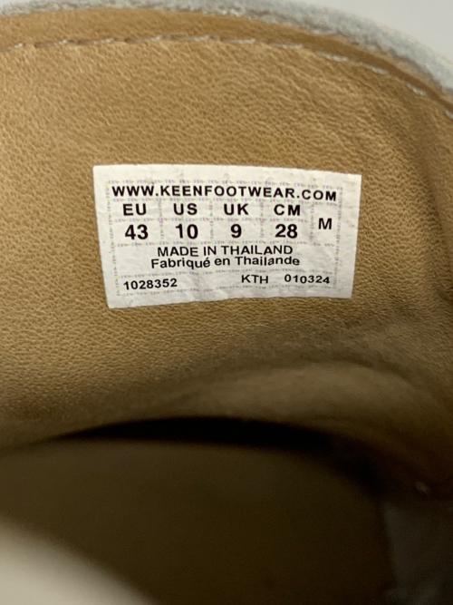 KEEN（キーン）KEEN (キーン) ケーエヌエックス レース スニーカー ホワイト サイズ:28cmの古着・服飾アイテム