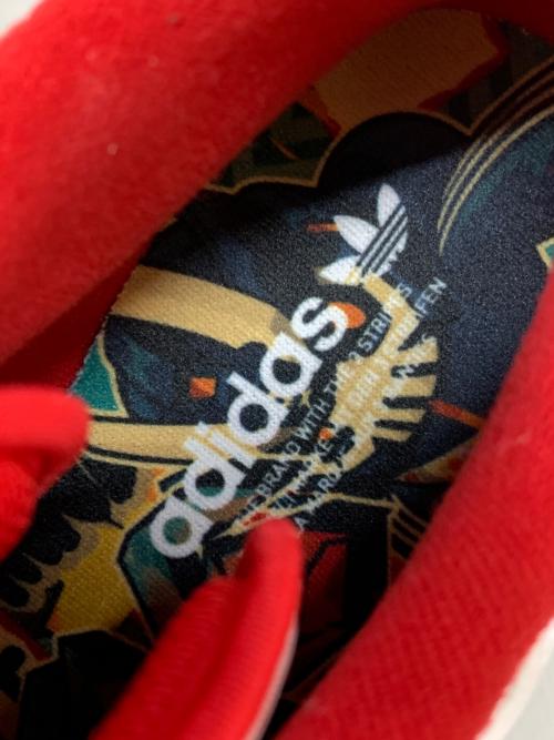 adidas（アディダス）adidas (アディダス) Quiccs (クイックス) FORUM LOW ホワイト×レッド サイズ:27cmの古着・服飾アイテム