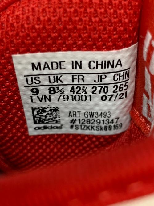 adidas（アディダス）adidas (アディダス) Quiccs (クイックス) FORUM LOW ホワイト×レッド サイズ:27cmの古着・服飾アイテム