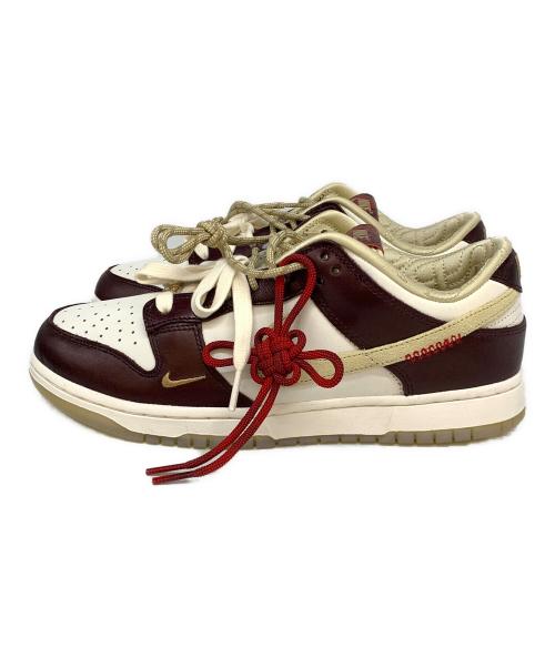 NIKE（ナイキ）NIKE (ナイキ) W DUNK LOW LX SAIL ホワイト×ボルドー サイズ:27.5cmの古着・服飾アイテム