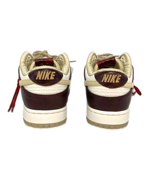 NIKE（ナイキ）NIKE (ナイキ) W DUNK LOW LX SAIL ホワイト×ボルドー サイズ:27.5cmの古着・服飾アイテム